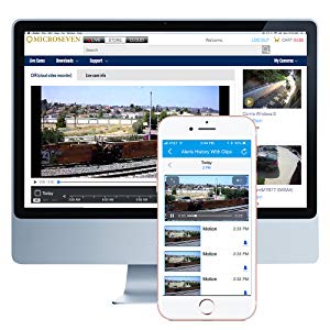 Microseven M7B4K-WPSAA 4K (8MP) IP WiFi (2.4/5GHz) POE Professional Open Source Security Camera