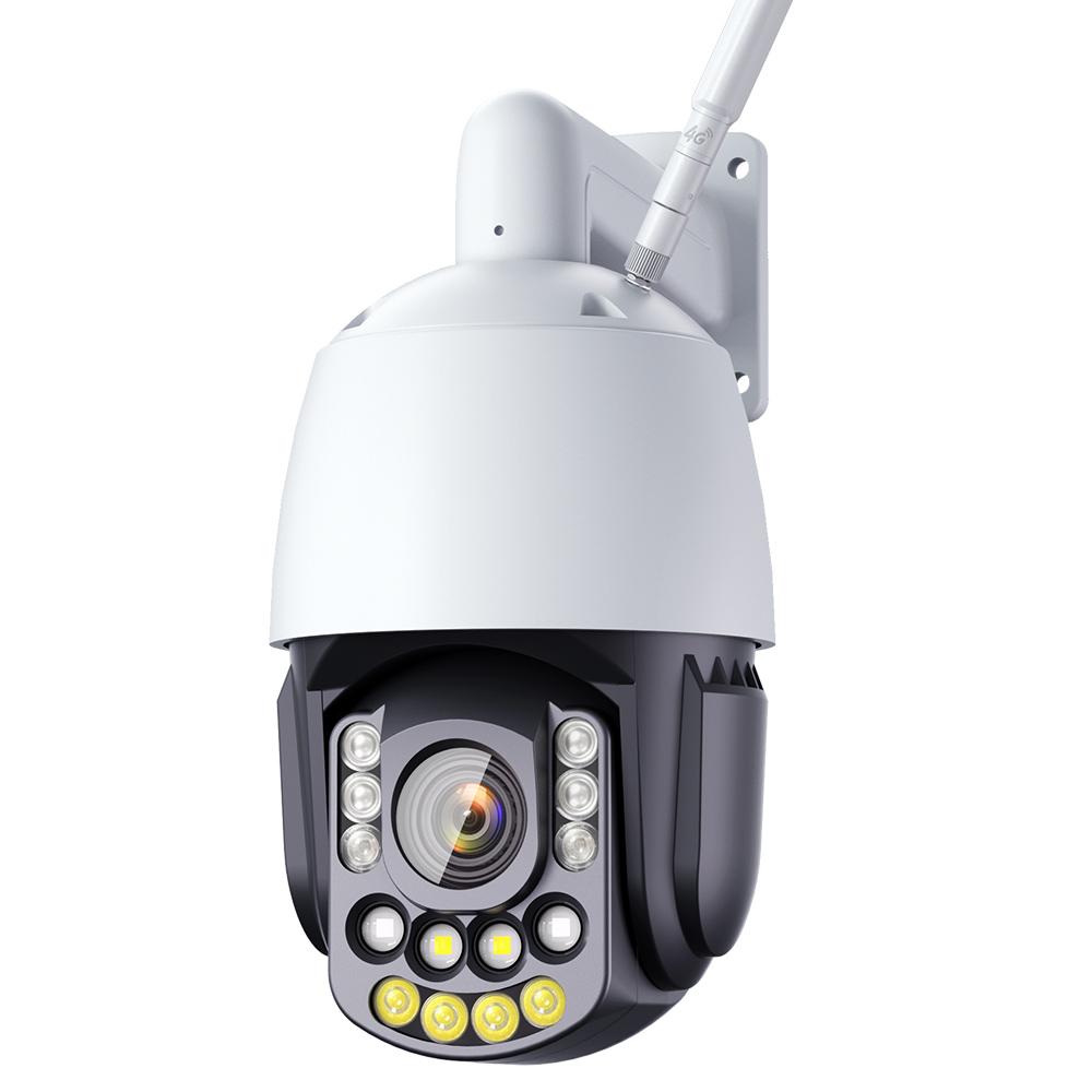 Microseven M7D4K-PTZV20X-POESAA 4K (8MP) IP WiFi (2.4/5GHz) POE 30X Optical Zoom PTZ Professional Open Source Security Dome Camera