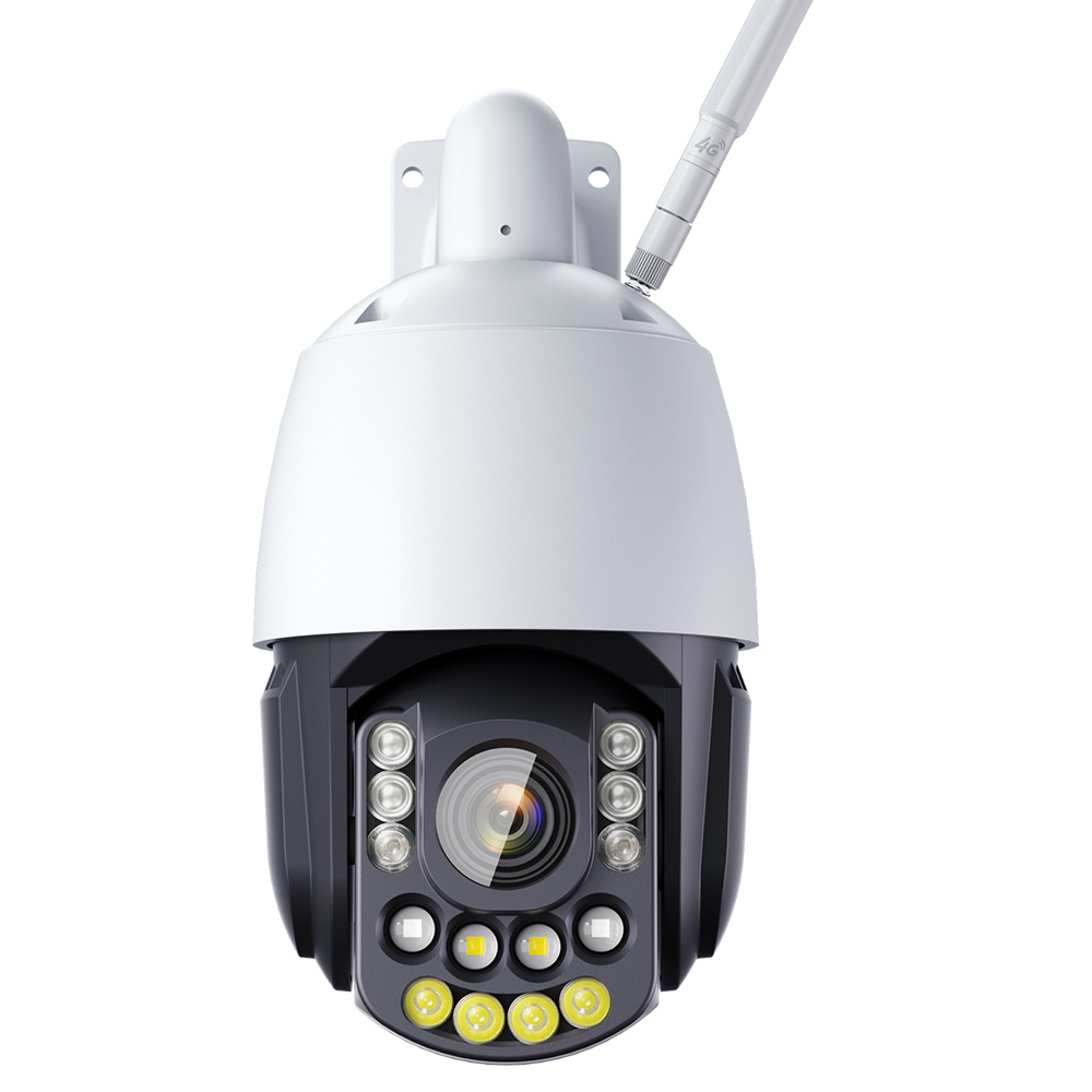 Microseven M7D4K-PTZV20X-POESAA 4K (8MP) IP WiFi (2.4/5GHz) POE 30X Optical Zoom PTZ Professional Open Source Security Dome Camera