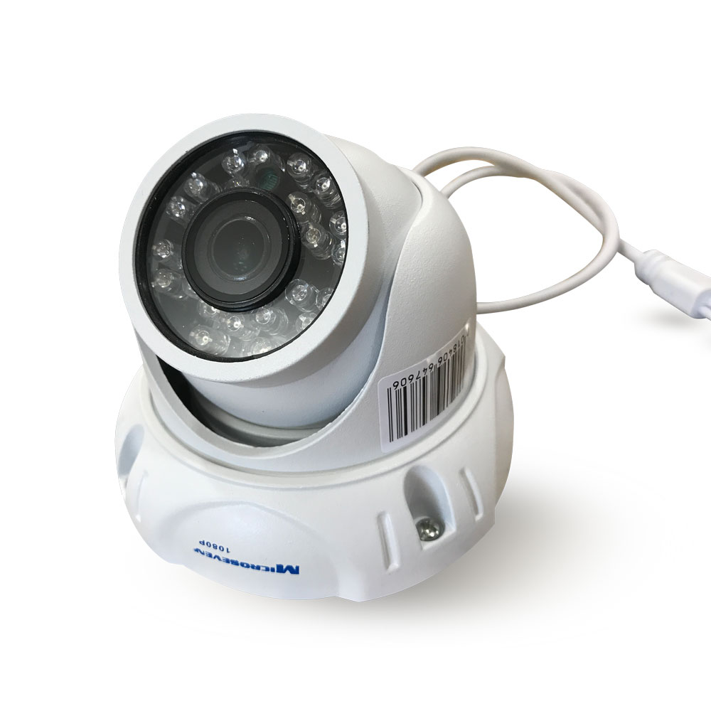 Microseven M7D77-POE 1080P IP POE Wide View Angle (150°) Professional Open Source Security Camera with 4K Lens