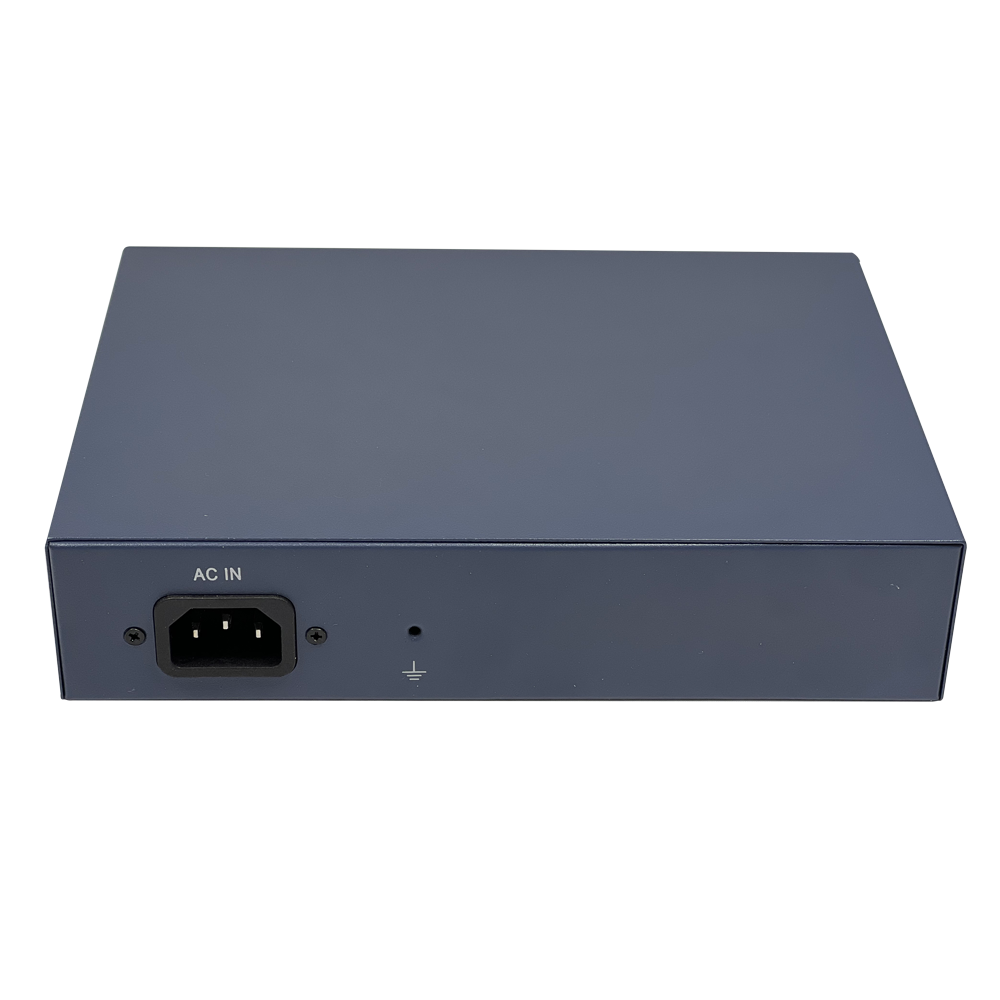Microseven 802.3af/at PoE+ Unmanaged Metal Plug and Play Switch (8 POE Ports +2 Uplink)